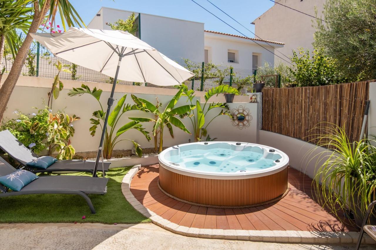 L'Oursinade - Jolie Maison Avec Jacuzzi Et Jardin Бандол Екстериор снимка
